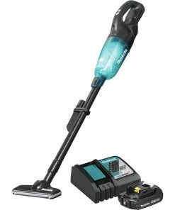 Makita XLC04R1BX4 18V LXT Lithium-ion Compact Brushless Cordless 3-Speed Vacuum Kit With Push Button (2 Ah)