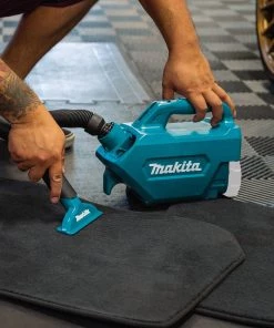 Makita XLC07Z 18V LXT Compact Lithium-Ion Cordless Handheld Canister Vacuum (Tool Only) -Woodworking Tools store mktnxlc07z k