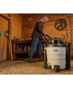 Quipall EC818-1200 1200-Watt 8.3 Gallon Plastic Tank Wet/Dry Vacuum -Woodworking Tools store qplnec818 1200 h