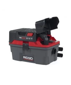 Ridgid 4500RV Pro Series 9 Amp 5 Peak HP 4.5 Gallon ProPack Wet/Dry Vac -Woodworking Tools store rgsn50318 h