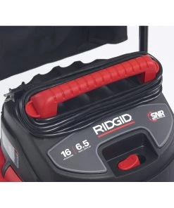 Ridgid 1610RV Pro Series 12 Amp 6.5 Peak HP 16 Gallon Stainless Steel Wet/Dry Vac -Woodworking Tools store rgsn50353 c
