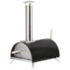 WPPO WKE-01CPO-BK Le Peppe Portable Wood Fired Pizza Oven Kit - Black (7-Piece) -Woodworking Tools store wponwke 01cpo bk